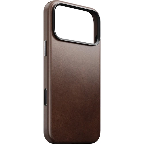 Skórzane etui Nomad Traditional Leather Case Horween Series do MagSafe do iPhone 18 Pro Max / 17 Pro Max, rustykalne brązowe (1/9)