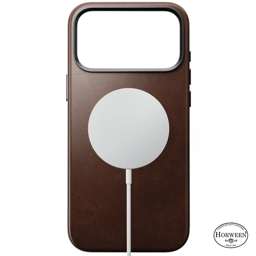 Skórzane etui Nomad Traditional Leather Case Horween Series do MagSafe do iPhone 18 Pro Max / 17 Pro Max, rustykalne brązowe (5/9)
