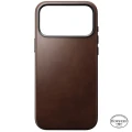 Skórzane etui Nomad Traditional Leather Case Horween Series do MagSafe do iPhone 18 Pro Max / 17 Pro Max, rustykalne brązowe (8/9)