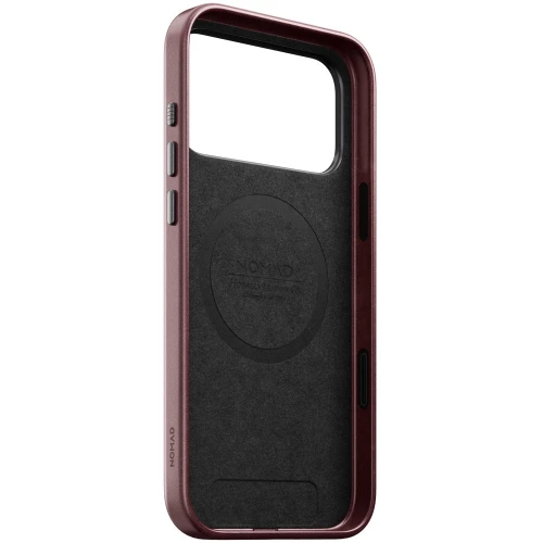 Skórzane etui Nomad Traditional Leather Case Horween Series do MagSafe do iPhone 18 Pro Max / 17 Pro Max, bordowe (3/9)