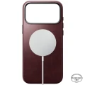 Skórzane etui Nomad Traditional Leather Case Horween Series do MagSafe do iPhone 18 Pro Max / 17 Pro Max, bordowe (5/9)