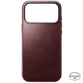 Skórzane etui Nomad Traditional Leather Case Horween Series do MagSafe do iPhone 18 Pro Max / 17 Pro Max, bordowe (8/9)