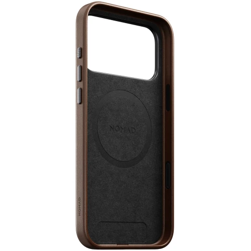 Skórzane etui Nomad Traditional Leather Case do MagSafe do iPhone 18 Pro Max / 17 Pro Max, brązowe (3/6)