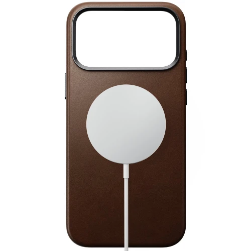 Skórzane etui Nomad Traditional Leather Case do MagSafe do iPhone 18 Pro Max / 17 Pro Max, brązowe (5/6)
