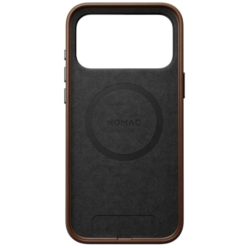 Skórzane etui Nomad Traditional Leather Case do MagSafe do iPhone 18 Pro Max / 17 Pro Max, brązowe (6/6)