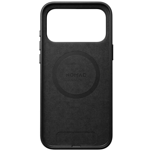 Skórzane etui Nomad Traditional Leather Case do MagSafe do iPhone 18 Pro Max / 17 Pro Max, czarne (6/6)