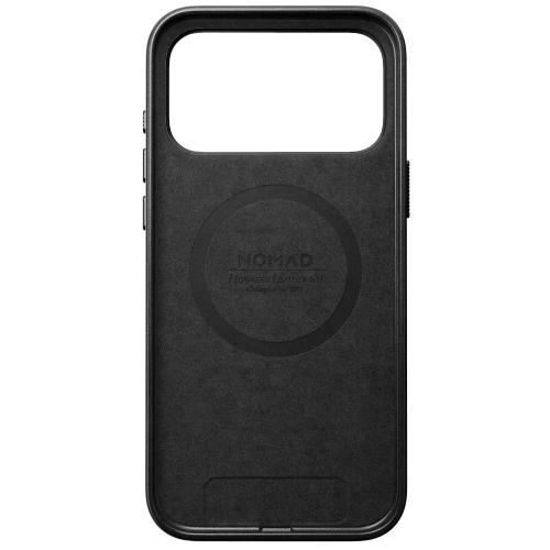 Skórzane etui Nomad Traditional Leather Case Horween Series do MagSafe do iPhone 18 Pro Max / 17 Pro Max, czarne (9/9)