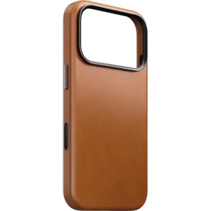 Skórzane etui Nomad Traditional Leather Case Horween Series do MagSafe do iPhone 18 Pro / 17 Pro, jasnobrązowe