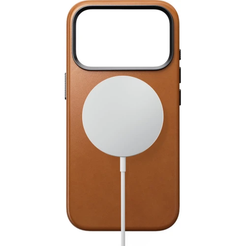 Skórzane etui Nomad Traditional Leather Case Horween Series do MagSafe do iPhone 18 Pro / 17 Pro, jasnobrązowe (7/9)