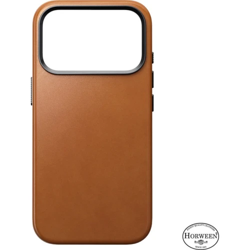 Skórzane etui Nomad Traditional Leather Case Horween Series do MagSafe do iPhone 18 Pro / 17 Pro, jasnobrązowe (8/9)