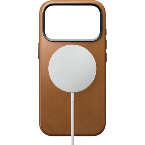 Skórzane etui Nomad Traditional Leather Case do MagSafe do iPhone 18 Pro / 17 Pro, jasnobrązowe (5/6)