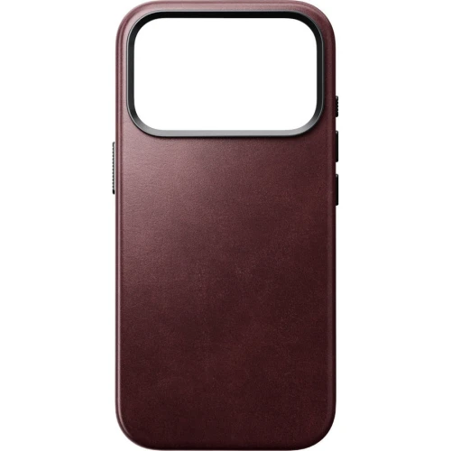 Skórzane etui Nomad Traditional Leather Case Horween Series do MagSafe do iPhone 18 Pro / 17 Pro, bordowe (2/9)