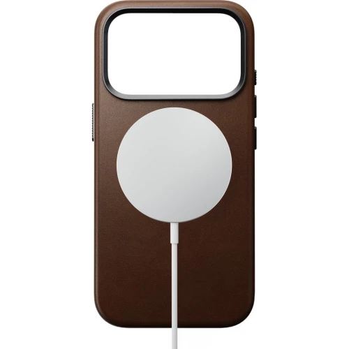 Skórzane etui Nomad Traditional Leather Case do MagSafe do iPhone 18 Pro / 17 Pro, brązowe (5/6)