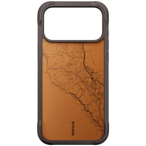 Etui ochronne do iPhone 18 Pro Max / 17 Pro Max, Nomad Rugged Case do MagSafe, pomarańczowo-czarne wzorzyste (2/7)