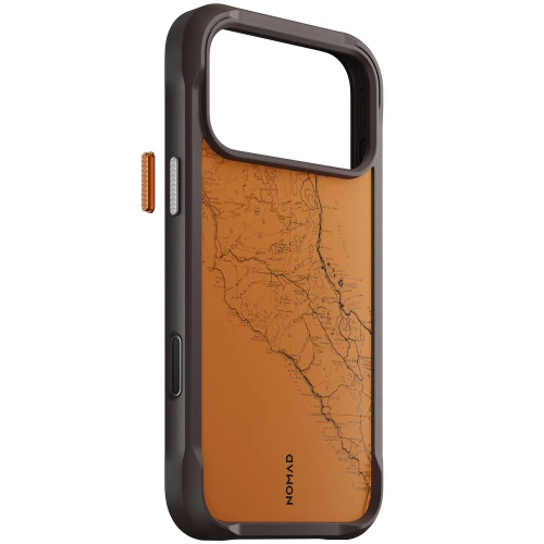 Etui ochronne do iPhone 18 Pro Max / 17 Pro Max, Nomad Rugged Case do MagSafe, pomarańczowo-czarne wzorzyste (4/7)