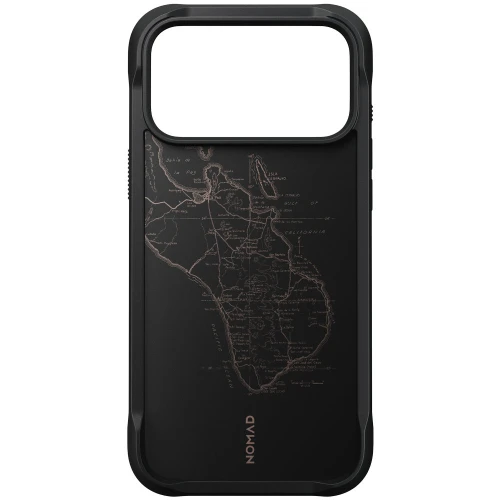 Etui ochronne do iPhone 18 Pro Max / 17 Pro Max, Nomad Rugged Case do MagSafe, czarne wzorzyste (2/7)