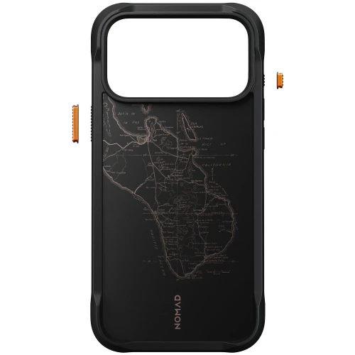 Etui ochronne do iPhone 18 Pro Max / 17 Pro Max, Nomad Rugged Case do MagSafe, czarne wzorzyste (7/7)