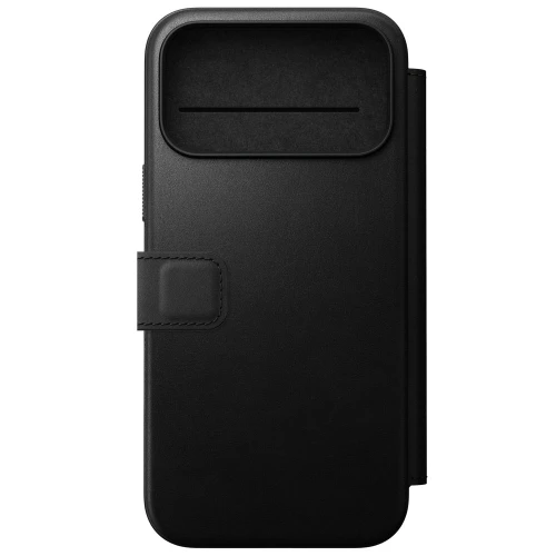 Etui z klapką Nomad Modern Leather Folio do MagSafe, do iPhone 18 Pro Max / 17 Pro Max, czarne (6/9)