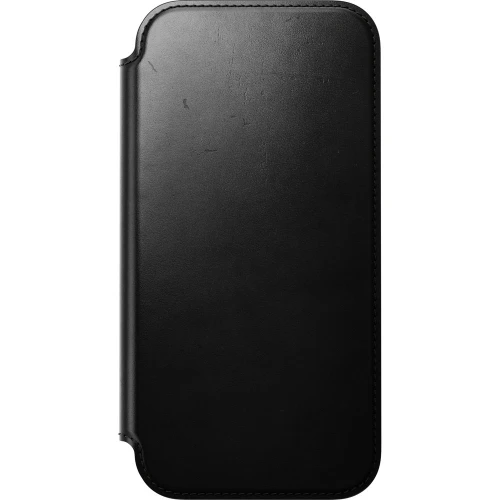 Etui z klapką Nomad Modern Leather Folio Horween Series do MagSafe, do iPhone 18 Pro Max / 17 Pro Max, czarne (4/13)