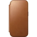 Etui z klapką Nomad Modern Leather Folio Horween Series do MagSafe, do iPhone 18 Pro / 17 Pro, jasnobrązowe (4/12)