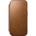 Etui z klapką Nomad Modern Leather Folio do MagSafe, do iPhone 18 Pro / 17 Pro, jasnobrązowe (4/9)