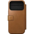 Etui z klapką Nomad Modern Leather Folio do MagSafe, do iPhone 18 Pro / 17 Pro, jasnobrązowe (6/9)