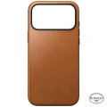 Etui z naturalnej skóry Nomad Modern Leather Case Horween Series do MagSafe do iPhone 18 Pro Max / 17 Pro Max, jasnobrązowe (8/9)