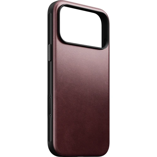 Etui z naturalnej skóry Nomad Modern Leather Case Horween Series do MagSafe do iPhone 18 Pro Max / 17 Pro Max, bordowe (1/9)