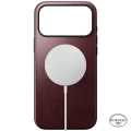 Etui z naturalnej skóry Nomad Modern Leather Case Horween Series do MagSafe do iPhone 18 Pro Max / 17 Pro Max, bordowe (5/9)