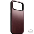 Etui z naturalnej skóry Nomad Modern Leather Case Horween Series do MagSafe do iPhone 18 Pro Max / 17 Pro Max, bordowe (6/9)