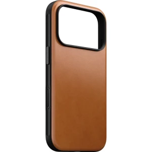 Etui z naturalnej skóry Nomad Modern Leather Case Horween Series do MagSafe do iPhone 18 Pro / 17 Pro, jasnobrązowe