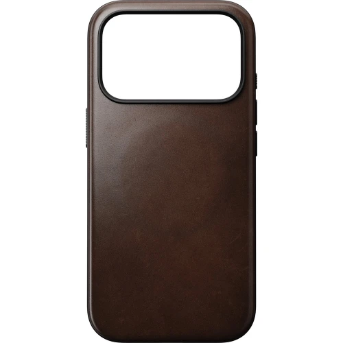 Etui z naturalnej skóry Nomad Modern Leather Case Horween Series do MagSafe do iPhone 18 Pro / 17 Pro, rustykalne brązowe (4/9)