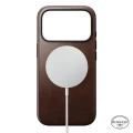 Etui z naturalnej skóry Nomad Modern Leather Case Horween Series do MagSafe do iPhone 18 Pro / 17 Pro, rustykalne brązowe (5/9)