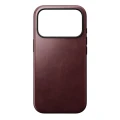 Etui z naturalnej skóry Nomad Modern Leather Case Horween Series do MagSafe do iPhone 18 Pro / 17 Pro, bordowe (2/9)