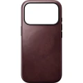 Etui z naturalnej skóry Nomad Modern Leather Case Horween Series do MagSafe do iPhone 18 Pro / 17 Pro, bordowe (4/9)