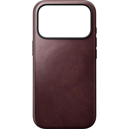 Etui z naturalnej skóry Nomad Modern Leather Case Horween Series do MagSafe do iPhone 18 Pro / 17 Pro, bordowe (4/9)