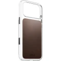 Etui z naturalnej skóry do iPhone 18 Pro Max / 17 Pro Max, Nomad Clear Leather Case Horween Series do MagSafe, przezroczysto-rustykalne brązowe (1/9)