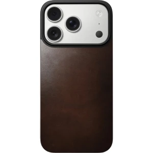 OUTLET: Skórzane etui Nomad Magnetic Leather Back do iPhone 17 Pro, brązowe