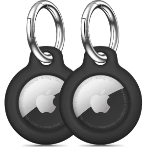 OUTLET: Etui / brelok Tech-Protect Rough do Apple AirTag, 2 sztuki, czarne