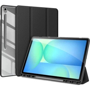 OUTLET: Etui z klapką Dux Ducis Toby do Galaxy Tab S10 FE Plus, czarne