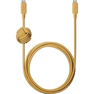 OUTLET: Kabel USB-C - USB-C, Native Union Anchor Cable 240W, 3 m, żółty