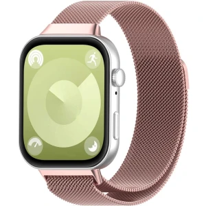 OUTLET: Stalowa bransoletka Tech-Protect Milaneseband do Huawei Watch Fit  5 Pro/5/4 Pro/4/3, różowa