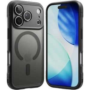 OUTLET: Etui Ringke Fusion Bold Magnetic do iPhone 17 Pro, czarno-przezroczyste