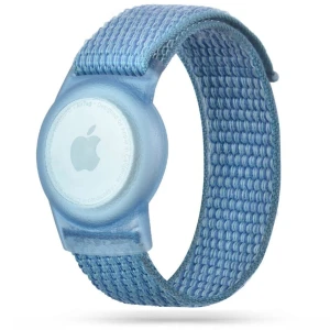 OUTLET: Tech-protect etui z paskiem dla dzieci  Apple AirTag, niebieskie