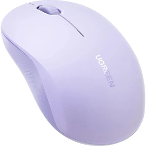 OUTLET: Myszka bezprzewodowa Ugreen M331, Bluetooth 5.4, 2.4GHz USB-A, 4000 DPI, fioletowa