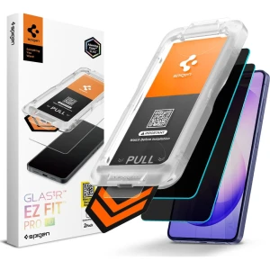 OUTLET: Szkło prywatyzujące do etui + Aplikator Spigen Glas.tR EZ Fit Pro Privacy 2-Pack (AC) do Galaxy S26