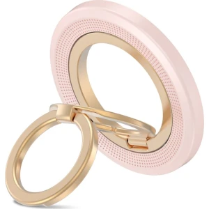Magnetyczny uchwyt na telefon / na palec / stojak Tech Protect Lamano MMR700 MagSafe Phone Ring, czarno-złoty