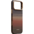 Etui aramidowe Pitaka Summa Case do MagSafe do iPhone 18 Pro Max / 17 Pro Max, brązowo-czerwone z kevlarem (2/11)
