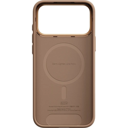 Etui aramidowe Pitaka Summa Case do MagSafe do iPhone 18 Pro Max / 17 Pro Max, brązowo-czerwone z kevlarem (5/11)
