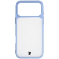 Etui + szkło hartowane Bizon Angelo Pack do iPhone 18 Pro Max / 17 Pro Max, półprzezroczyste z jasnoniebieską ramką (2/8)